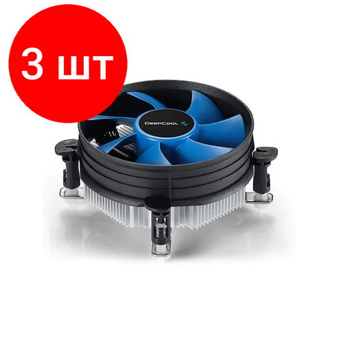 Комплект 3 штук, Кулер DEEPCOOL THETA 9 LGA1200/115X (TDP 65W, Fan 92мм) Color BOX комплект 5 штук кулер deepcool theta 9 lga1200 115x tdp 65w fan 92мм color box