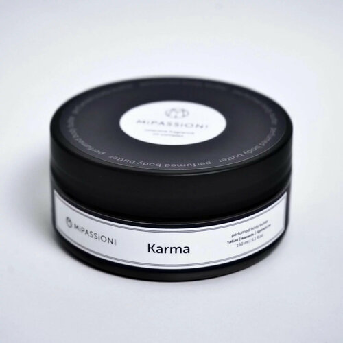 MiPASSiON Крем-баттер для тела «Karma» (табак, ваниль, пряности), питает и увлажняет, 150 мл