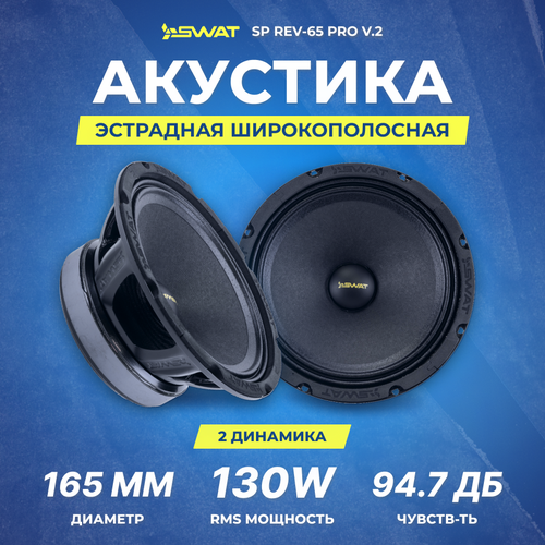 Эстрадная Акустика SWAT REV-65Pro v2 пара 4499₽