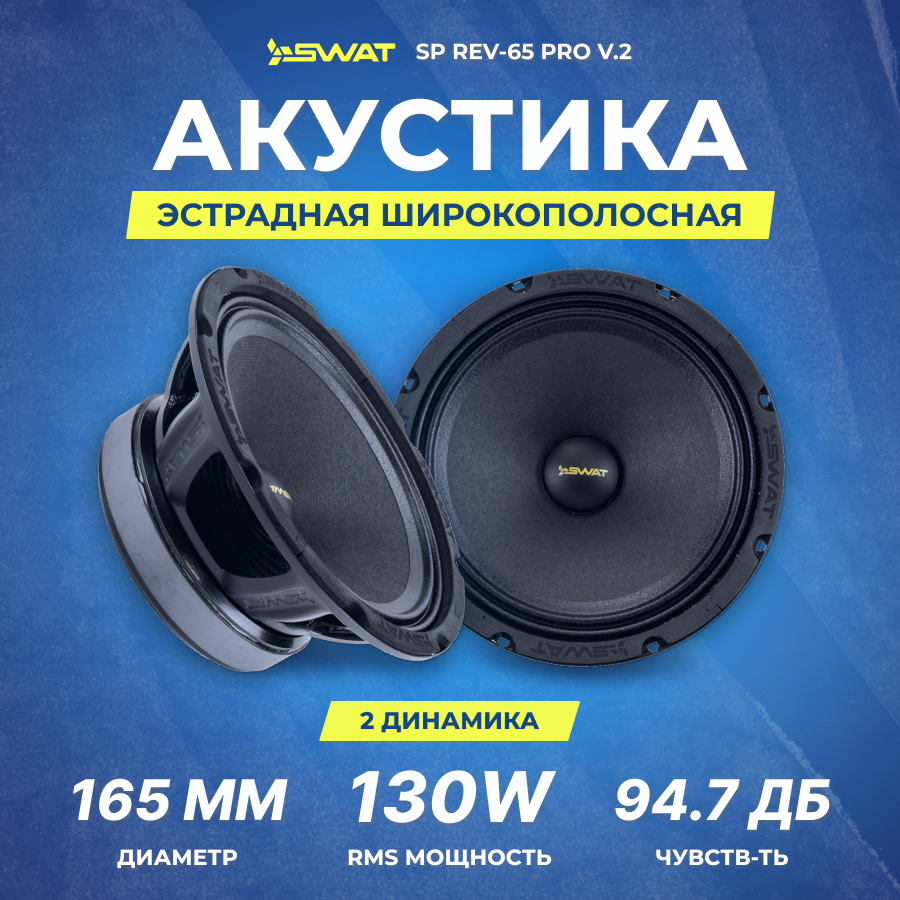 Акустика SWAT SP REV-65 pro v.2 мидрейндж