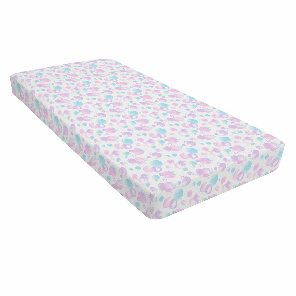 фото Простыня на резинке 80х160 / натяжная простыня /хлопок / поплин/ детям /