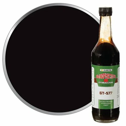 Кузбасслак Выбор Мастера БТ-577 цвет черный 0.5 л