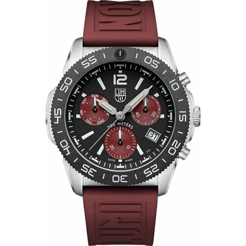 фото Наручные часы luminox, бордовый