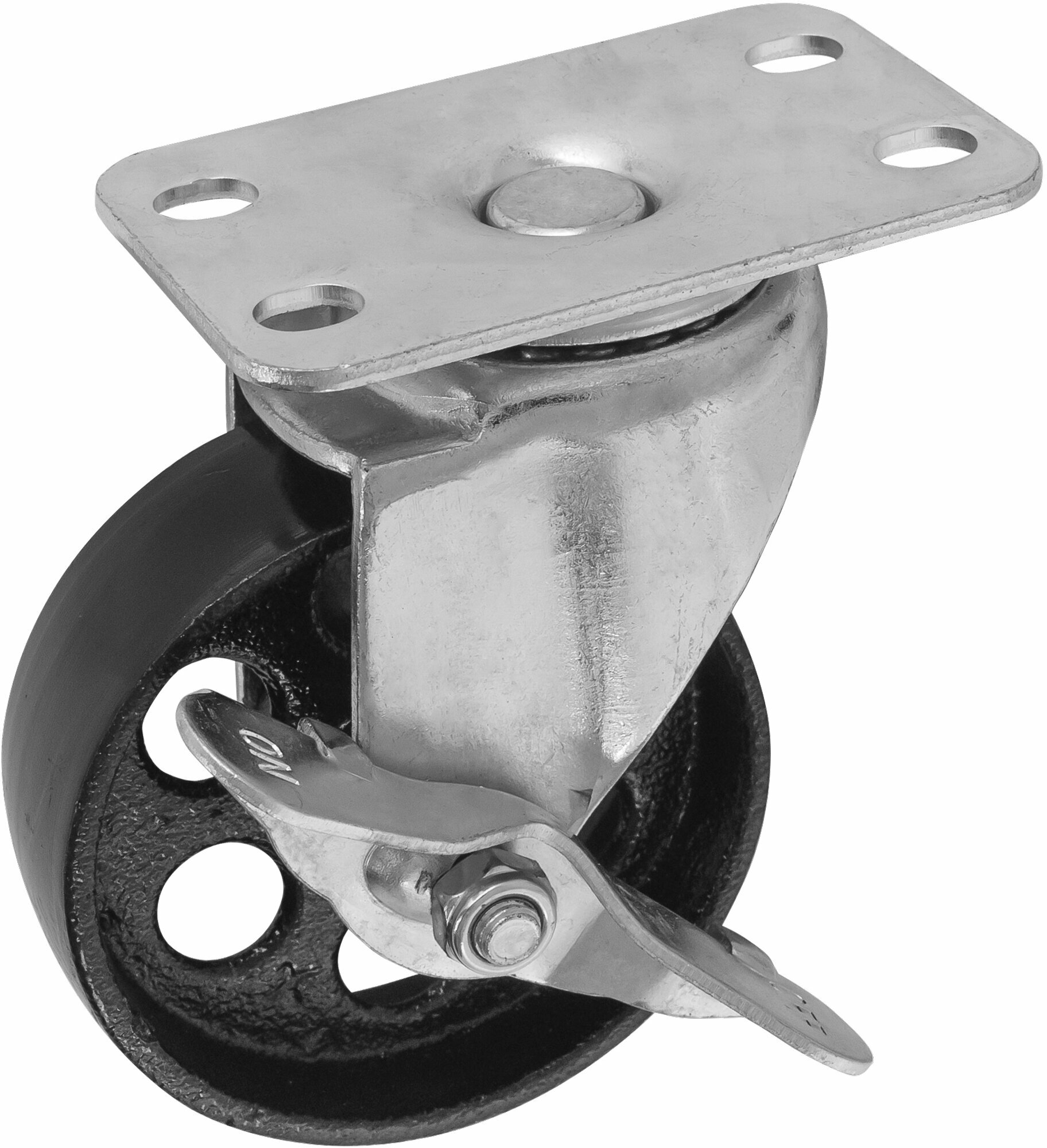 фото OHT701MRKWL Колесо поворотное со стопором для кранов гидравлических складных OHT701M, OHT702M в сборе