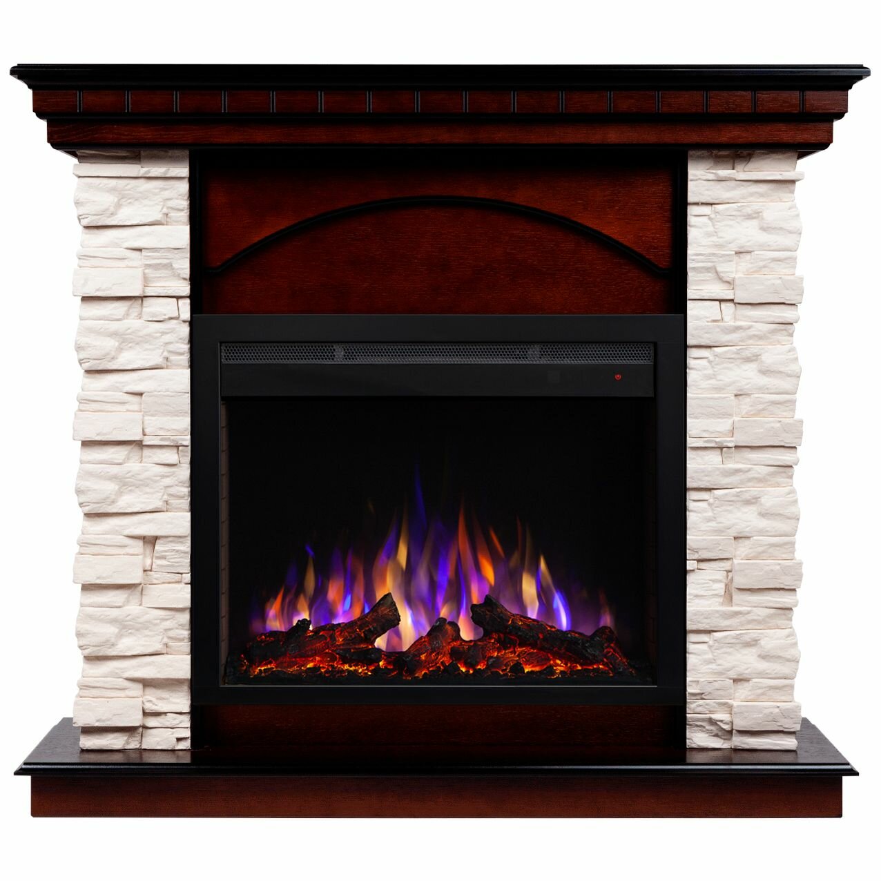 Электрокамин RealFlame ELFORD VR STD/EUG/25.5 AO-215 с очагом Saphir 25,5 — фото 1
