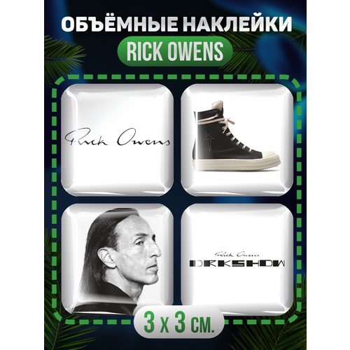 3D стикеры на телефон наклейки Rick Owens