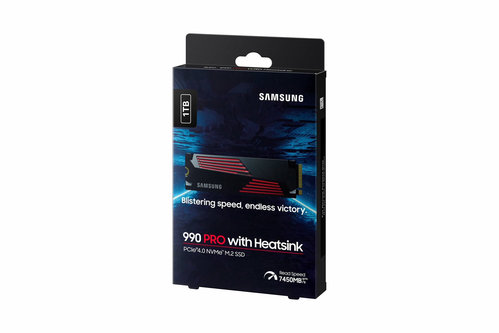 Накопитель SSD Samsung M.2 990 PRO 1TB PCIe 4.0 x4 V-NAND TLC with heatsink (MZ-V9P1T0CW)