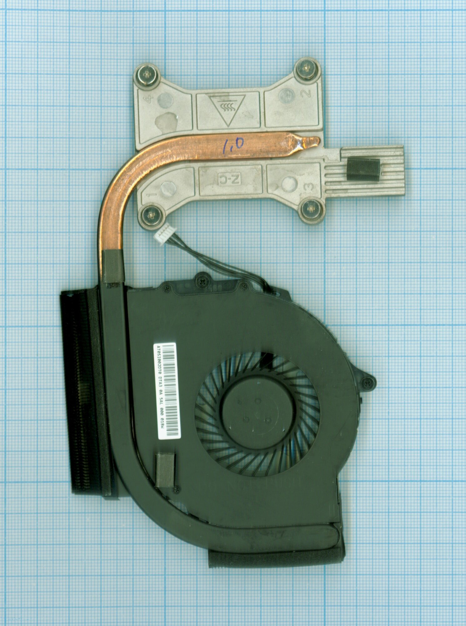 Система охлаждения для Lenovo ThinkPad E440 (5-pin) в сборе