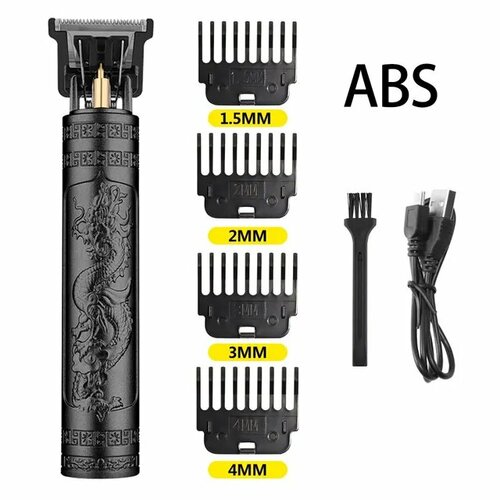 Триммер для бороды и волос электрический USB машинка для стрижки волос цвет черный дракон 89900₽