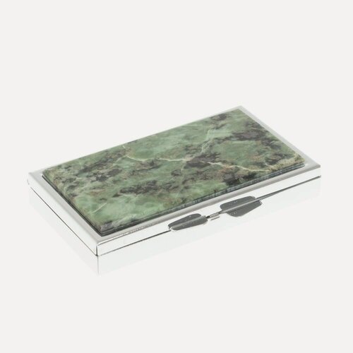 Изображение товара Таблетница на 7 отделений камень офит серебристая 127234