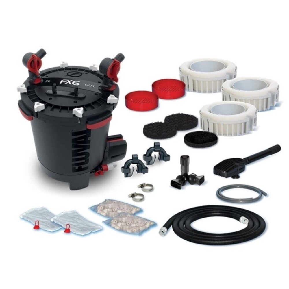 Hagen Фильтр внешний FLUVAL FX6, 2130 л/ч /аквариумы до 1500 л/ - фото №13