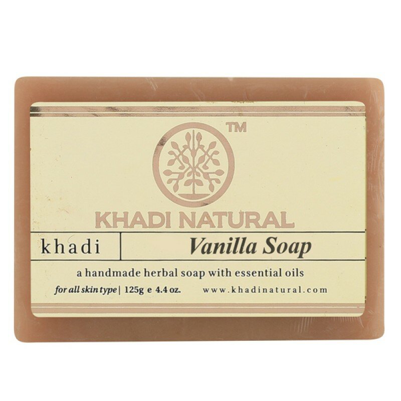 Мыло Ваниль Кхади (Vanilla soap Khadi), 125 грамм