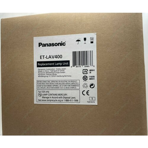 Panasonic ET-LAV400 / ET-LAV400C (OM) оригинальная лампа в оригинальном модуле et lab30 projector lamp for panasonic pt lb55 pt lb55ea pt lb30 pt lb30u pt lb60u lb30nte lb30ntu lb55nte lb60nt lb60nte lb60ntu