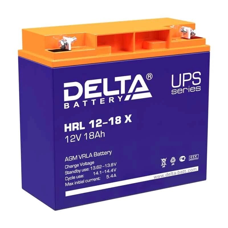 Delta HRL 12-18 X (17.8 А\\\\ч 12В) свинцово- кислотный аккумулятор