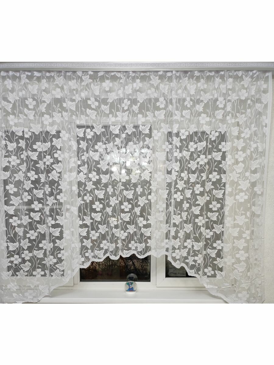 фото Тюль арка для кухни