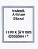 Магнитный уплотнитель для двери холодильника Indesit C00854017, 1...