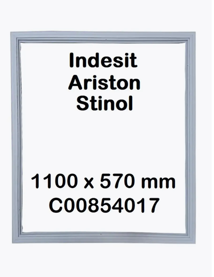 Магнитный уплотнитель для двери холодильника Indesit C00854017 1100х570х50 мм белый
