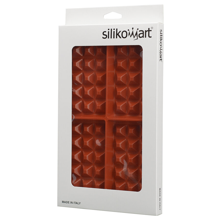 Форма для приготовления вафель waffel classic силиконовая красная Silikomart - фото №11
