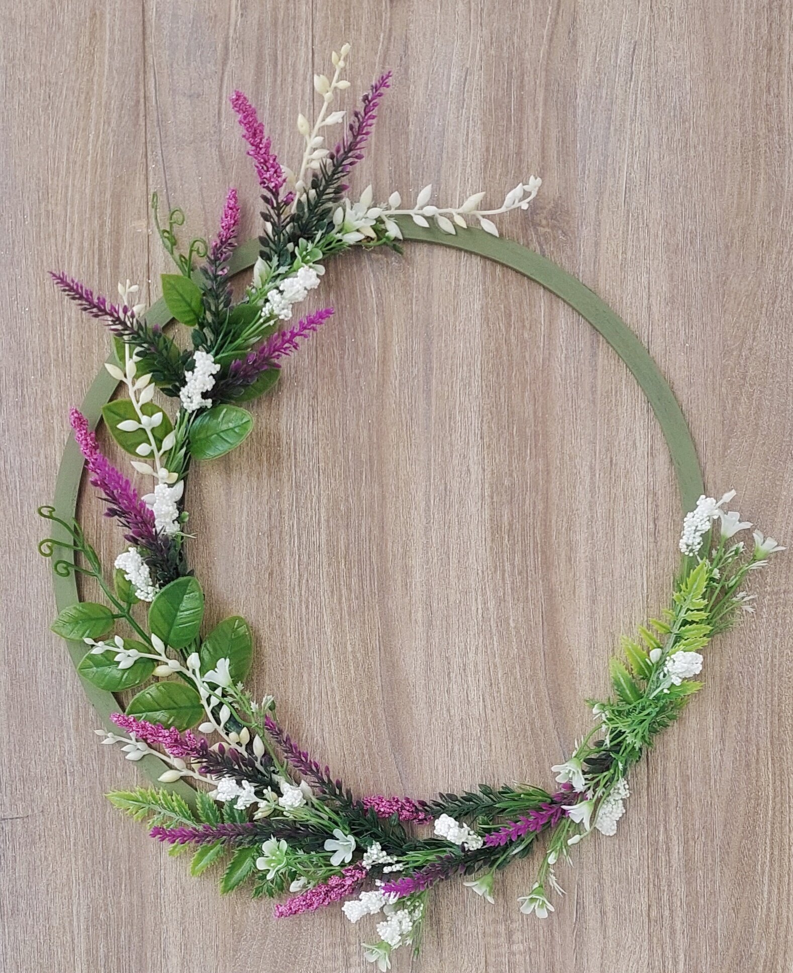 фото Декор для интерьера венок 28 см