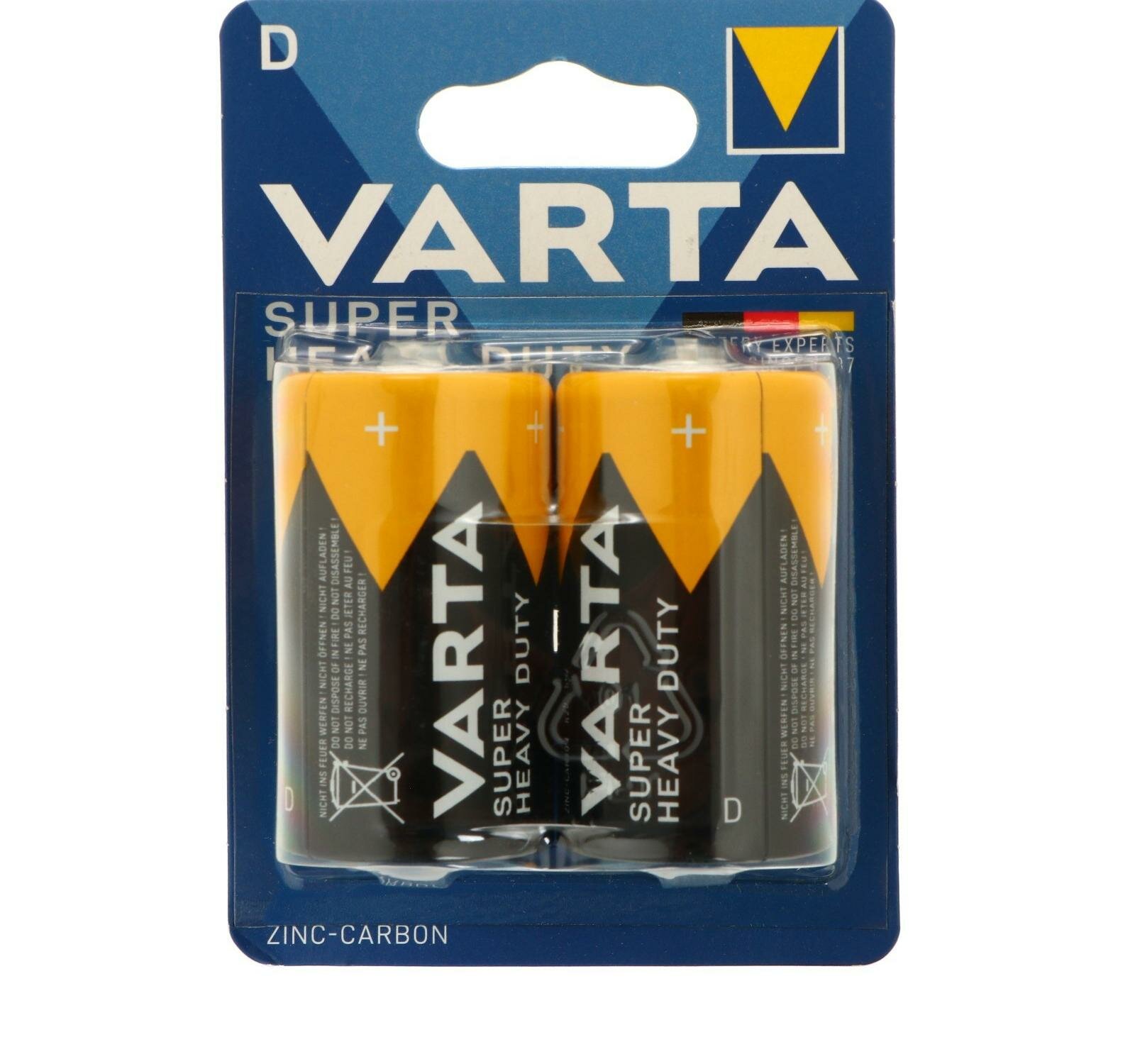 Батарейка Varta Superlife D, 2 шт. - фото №17