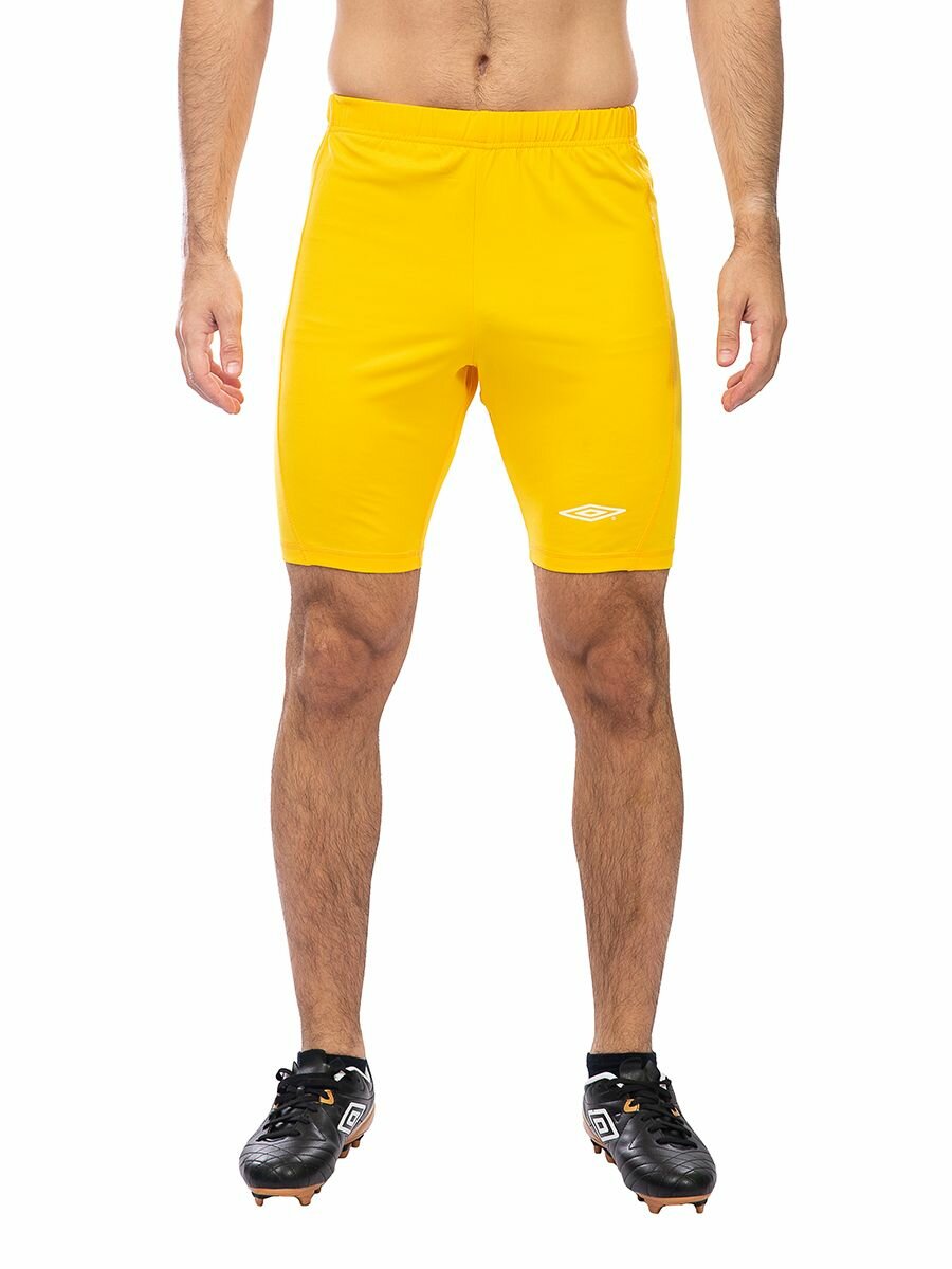 Тайтсы Umbro размер L желтый белый