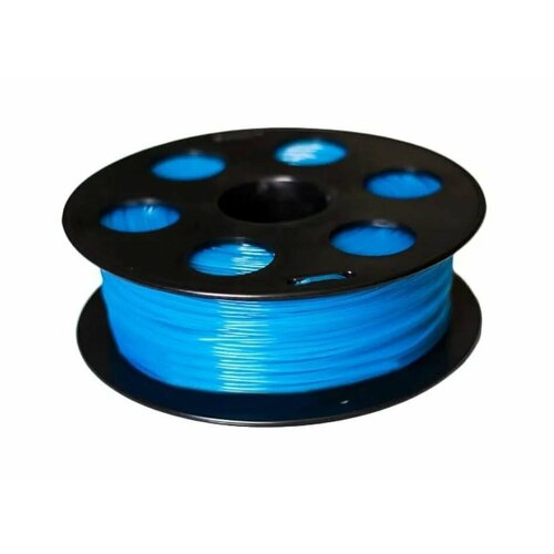 Флуоресцентный PLA пластик Bestfilament 1.75 мм для 3D-принтеров, 1 кг, голубой pla пластик bestfilament 1 75 мм для 3d принтеров 1 кг золотистый металлик