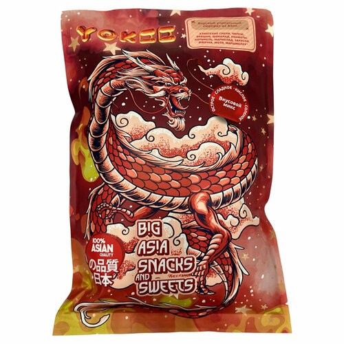 Подарочный набор Dragon, сюрприз-бокс азиатские сладости, вес более 1.5кг ! бокс азиатские сладости большой