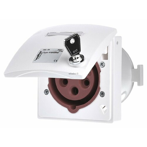 Архитектурная розетка CEE 16A-розетка 6ч 416ASRW Walther 4015609516803 44456₽