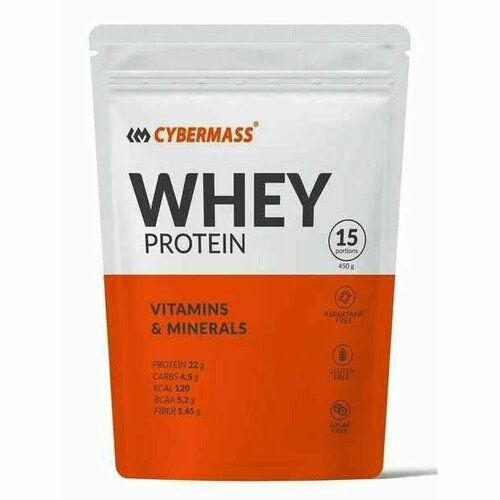 WHEY Protein 450 gr bag CYB, сливочная карамель cybermass whey protein 2100г сливочная карамель