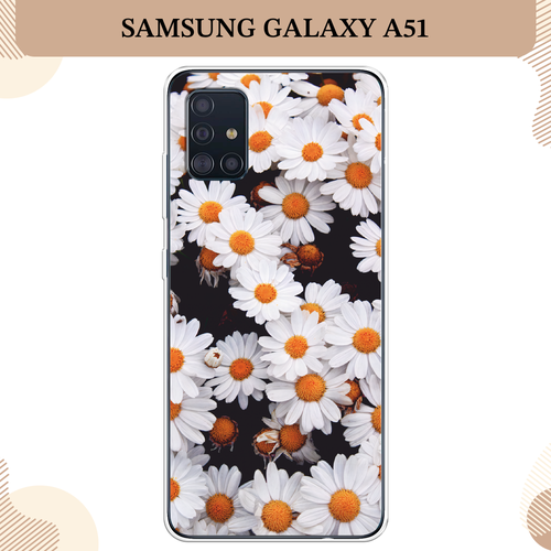 силиконовый чехол ромашковое поле на samsung galaxy m62 самсунг галакси m62 Силиконовый чехол Ромашковое поле на Samsung Galaxy A51 / Самсунг Галакси А51