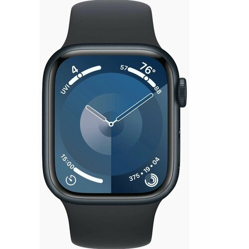 Умные часы Apple Watch Series 9 41 мм Aluminium Case GPS, midnight Sport Band