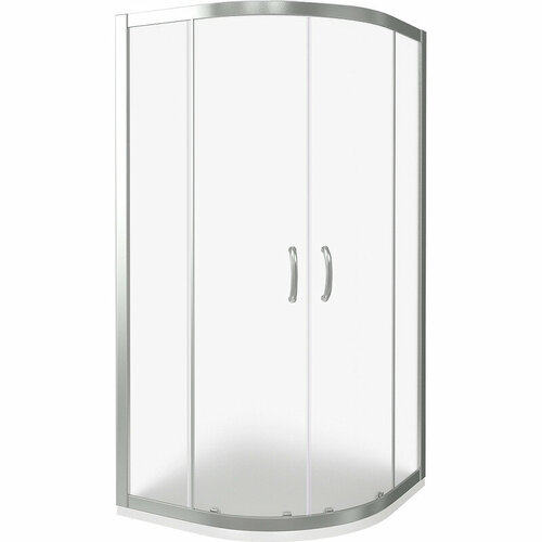 Душевой уголок Good Door Infinity R-80-G-CH 80x80 профиль Хром стекло Грейп