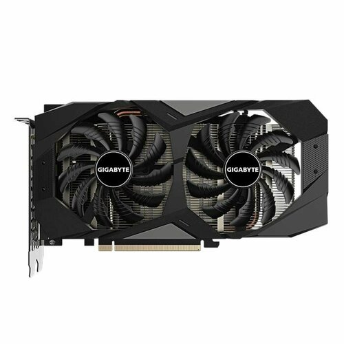 GIGABYTE Видеокарта GIGABYTE GeForce GTX 1650 D6 WINDFORCE OC 4G GV-N1656WF2OC-4GD V3.0 (GeForce GTX 1650, 4ГБ GDDR6, DVI, HDMI, DP) (PCI-E) (ret) видеокарта gigabyte geforce gtx 1080 ti nvidia geforce gtx 1080 ti 11gb gddr5x gv n108tgaming oc 11gd