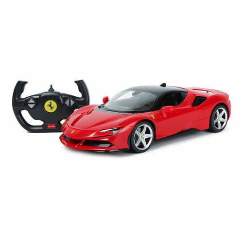 Машина Rastar РУ 1:14 Ferrari SF90 Stradale Красная 97300 машина на радиоуправлении rastar 97600 ferrari sf90