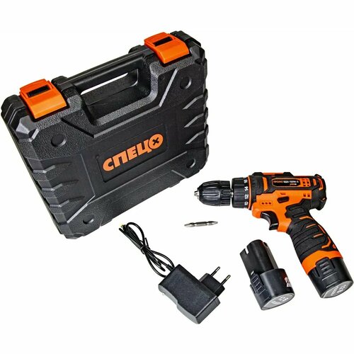 Дрель-шуруповерт аккумуляторная Спец Промо БДА-12ЛИ-3 12 В Li-ion 2x2 Ач 3900₽