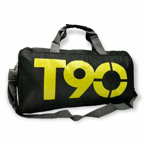 Сумка спортивная T902/black, 19 л, 18х24х46 см, ручная кладь, черный водонепроницаемая сумка для йоги женские сумки оборудование для фитнеса для дома улицы спортзала пилатеса путешествий спортивный рюк