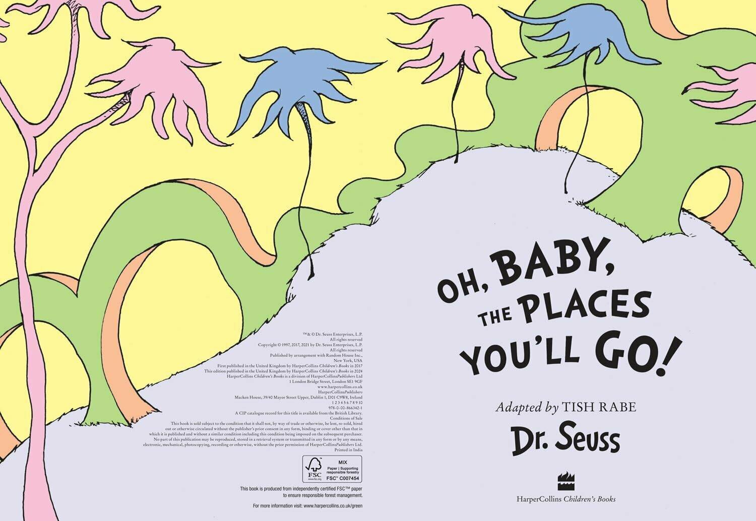 Dr. Seuss. Oh, baby the places you'll go! (Dr. Seuss ) Это только начало (Доктор Сьюз) /Книги на английском языке - фото №3