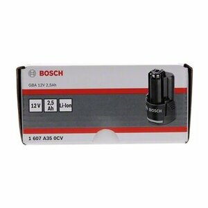 Аккумулятор для электроинструмента 12В 2,5Ач GBA 12 V 2,5 Ah – Bosch Power Tools – 1607A350CV – 3165140948999