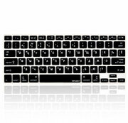 Черная силиконовая накладка на клавиатуру для Macbook Air/Pro 13/15 (US)