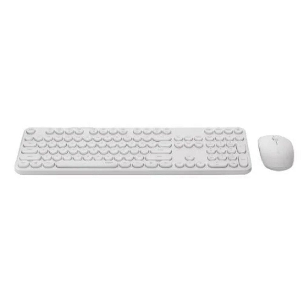 Rapoo Клавиатура + мышь X260S клав: белый мышь: белый USB беспроводная