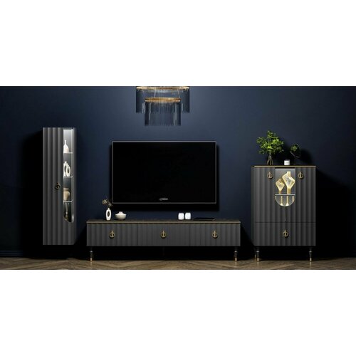 Гостиная Лоренсо Графит 2 163224₽