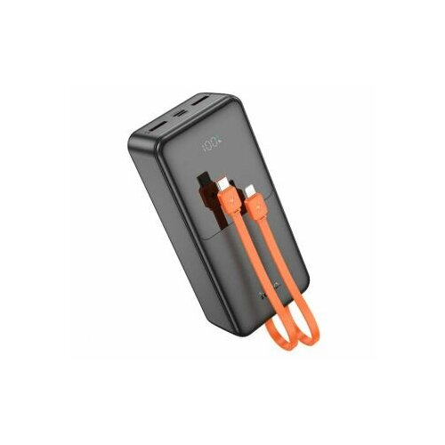 Внешний аккумулятор 30000 mAh Hoco J119B USBMicro USBQC18WType-C PD3A черный 2450₽