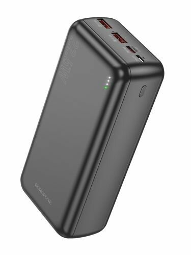 Внешний аккумулятор 30000 mAh Borofone BJ38B (2USB/PD20.5W/Micro USB/Type-C/) черный