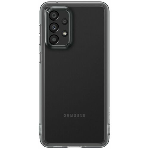 Чехол-накладка Samsung Soft Clear Cover A33 Черный