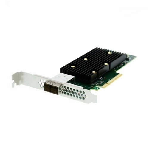 hba адаптер broadcom sas 9400 8e sgl 05 50013 01 Broadcom HBA-адаптер Broadcom SAS 9400-8e SGL (05-50013-01) PCIe 3.1 x8 LP, Tri-Mode SAS/SATA/NVMe 12G HBA, 8port(2*ext SFF8644), 3408 IOC 9400-8e