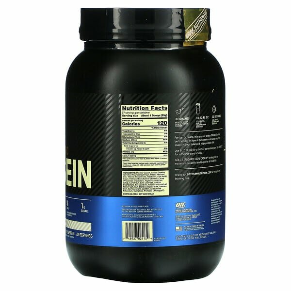 Протеин OPTIMUM NUTRITION Gold Standard 100% Casein, порошок, 1.8кг, ванильный крем [on33] - фото №7