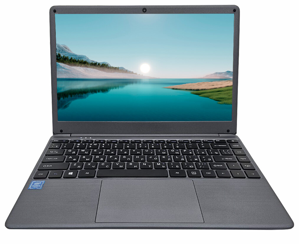 Ноутбук 14.1" Notebook Intel J4125 2.7 GHz RAM 8GB SSD 256GB Intel UHD Graphics WiFi Bluetooth Black