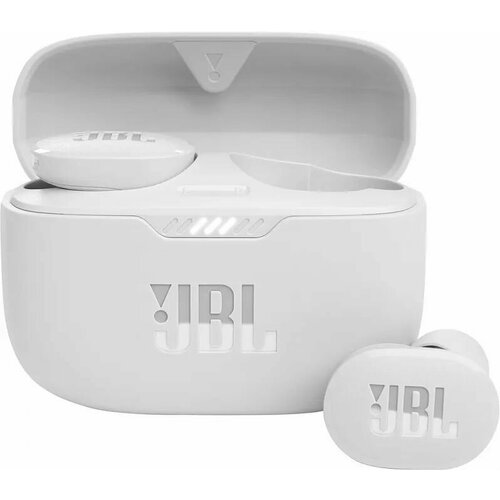 Наушники JBL Tune 130NC, Bluetooth, внутриканальные, белый [jblt130nctwswcn]