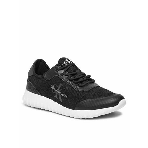 Кроссовки Calvin Klein Jeans, размер 45 EU, черный кроссовки calvin klein jeans sporty runner triple black