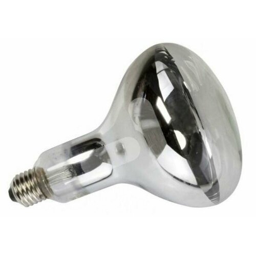 Лампа инфракрасная 220-250 R127 / Лампа для курятника / Тепловая лампа для черепах / Греющая лампа в террариум